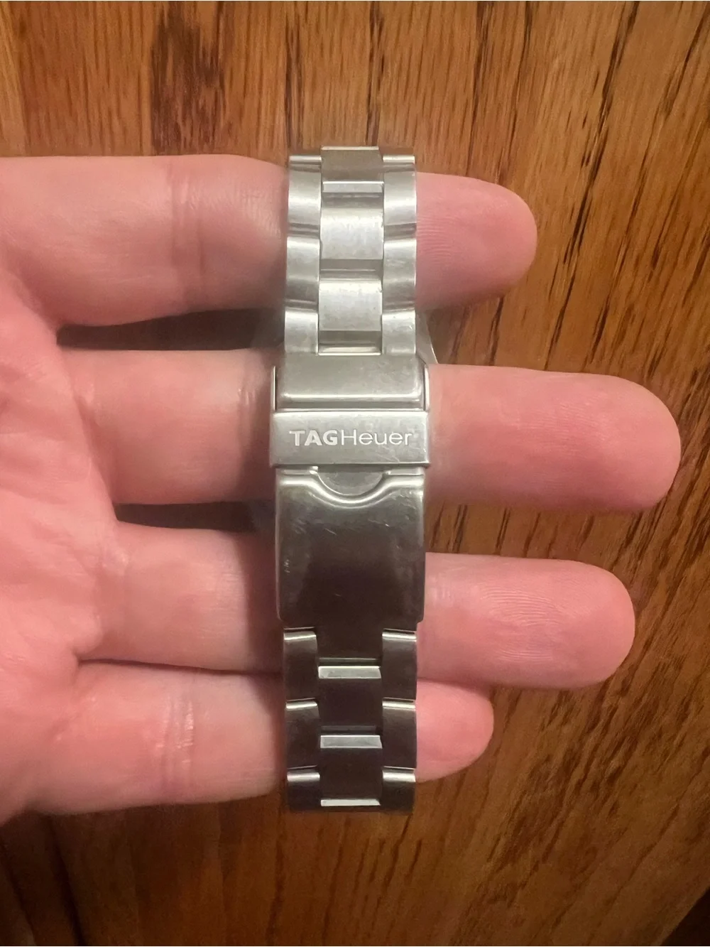 Tag Heuer Black Dial Stainless Dive Watch with Yellow Second Hand